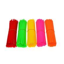 36PCS Orange Wheel Rim Spoke Guards Cover WRAPS Front Rear MOTOCROSS Protector Pit Dirt Universal Wheel RIM SPOKE SKINS COVERS For Dirt Bike Material: PVC Color:Fresh Orange