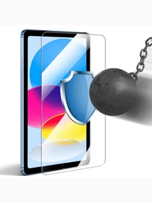 1 Pack 9H Hardness Tempered Glass Screen Protector, Smooth Surface, Compatible With Face ID And Apple Pencil For IPad 9th/8th/7th 10.2 Inch