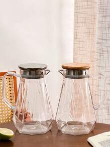 1pc Of Juice Pot Acrylic Cold Water Pot, High Grain Resistant Tea Pot, Cold Water Pot, Commercial Beverage, For Outdoor, Camping - Multicolor - View 3