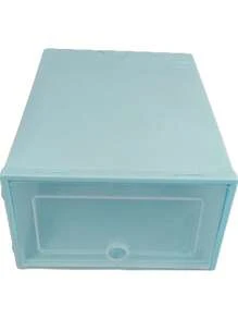 Plastik Schuhbox Schlafsaal Schuhlagerung Zuhause Tür einfaches Schuhgestell platzsparende Schuhkabinett Lagerbox transparent