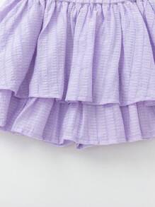 Balabala 女孩時尚休閒裝，2024夏季短袖套裝