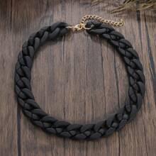 Beryohz 1 件简约亚克力链项链，哑光饰面，适合女性日常佩戴 - 項鍊 - 查看 15