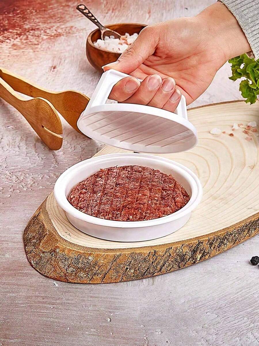 1-2 szt. Prasa do hamburgerów, Prasa do burgerów nadziewanych, Mięso Grill Party BBQ Burger Maker Mould, Akcesoria do narzędzi kuchennych, Maszyna do robienia hamburgerów