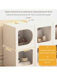 Rack Mueble De Hogar Multiusos Repisas Microondas Cocina - Blanco - Ver 5