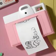 Instant Print Camera met rollen thermisch printerpapier, digitale camera met 8GB SD-kaart, kerst- en verjaardagscadeaus voor het maken van foto's en afdrukken