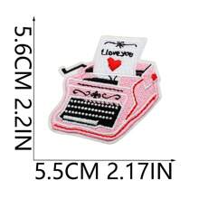 粉色风格熨烫补丁，刺绣学院风女孩补丁，可爱贴花补丁，适用于服装、夹克、帽子、背包、牛仔裤（20 个装） - 粉色 - 查看 14