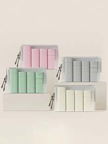Travel Bottles Set For Shampoo, Conditioner, Lotions, Creams - Reusable Containers