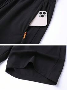 Men's Casual Sports Shorts, Breathable Workout Training 5-Inch Gym Shorts, Outdoor Beach Shorts