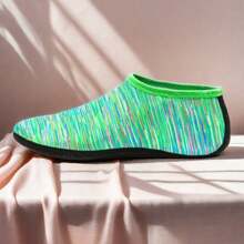 Diving Socks Beach Booties Nylon Water Socks Nylon Water Socks With Rubber Shoe Sole Beach Volleyball Socks For Women Men Breathable And Lightweight, Suitable For Summer Wear, Reducing Foot Burden And Making It Easy To Carry On The Beach (Note That The Sole Of This Product Is Thin, Pleasepurchase With Caution), Beach Essentials, Beach Accessories, Pool Float - Multicolor - View 5