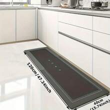 1pc Ultra-Absorbent Diatom Mud Kitchen Mat - 1.18inch Thick, With Natural Rubber Base, Super Non-Slip & Scratch-Resistant Surface, Easy To Clean & Wipe, Comfortable Standing Mat For Kitchens, Bathrooms, Entryways - Black, Multiple Sizes Available, Kitchen Mats For Floor Home Bathroom Decor Bath Rug Floor Carpet Outdoor Rug Door Mat Fall Decor Bathroom Accessories Back To School