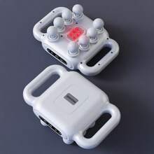 Fascia Gun Eight Heads Professional Portable Muscle Fascia Gun Charging Model Office Vibration Fitness Massage Instrument Holiday Gift For Friends, Parents And Partners With Great Power