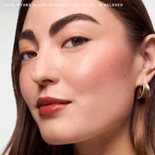 Mini Soft Pinch Liquid Blush And Lip Oil Set - 0.11 Oz/ 3.2 ML Soft Pinch Liquid Blush Mini In Worth (True Rose) - 0.067 Oz/ 2 ML Soft Pinch Tinted Lip Oil Mini In Beloved (Soft Burgundy)