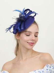 Elegant Ladies Small Hat, British Retro Photo Shoot Headdress, Aristocratic Clothing Shanghai Nightclub Headdress, Derby Hat, Ball Gown, Bridal Wedding Photography Accessories