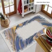 [Crystal Velvet, PVC Bottom, 5mm Thickness] 1pc Bohemian Style Carpet - Waterproof, Anti-Slip, Absorbent, Machine Washable, Soft & Comfortable Mat, Suitable For Kitchen, Living Room, Bedroom, Hallway, Bathroom, Laundry Room - Easy To Clean, Carpet, Home Decor Home Bathroom Decor Bath Rug Outdoor Rug Door Mat