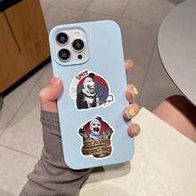 55pcs Terrifier Stickers Halloween Waterproof Sticker Decals Water Bottle Skateboard Laptop Horror Stickers,School Supplies,Back To School