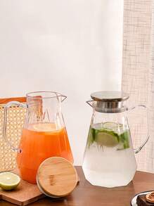 1pc Of Juice Pot Acrylic Cold Water Pot, High Grain Resistant Tea Pot, Cold Water Pot, Commercial Beverage, For Outdoor, Camping - Multicolor - View 2