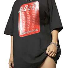 Bush Sixteen Stone Oversized Uni T-Shirt - Black - View 1