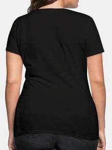 Defunct San Jose Bees Baseball Retro Oversize Women T-Shirt (Women's Large) - California Summer Style - Black - View 3