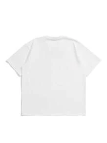 男士字母印花圆领宽松休闲短袖T恤