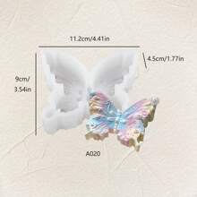 Minimalist Silicone Butterfly Mold, Fashionable For Casual Daily Use