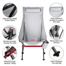 Ultralight Outdoor Portable Folding Camping Chair Fishing Chair Carrying Bag