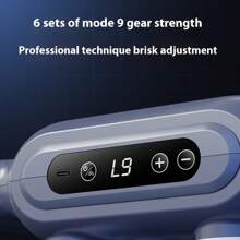 Fascia Gun Eight Heads Professional Portable Muscle Fascia Gun Charging Model Office Vibration Fitness Massage Instrument Holiday Gift For Friends, Parents And Partners With Great Power