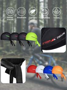 X-TIGER 骑行运动无檐帽 - 夏季跑步帽 酷炫头巾帽 男女通用配件 灵活透气吸汗速干户外运动帽 沙滩必备 - 彩色 - 查看 6