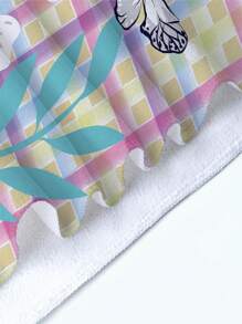 1 件可爱猫咪沙滩巾，超细纤维超大沙滩毯，超强吸水浴巾，适合旅行泳池潜水冲浪瑜伽露营，成人和儿童各种尺寸，沙滩配件 - 彩色 - 查看 6