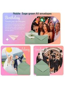 Minimalist Elegant Invitation Cards & Envelopes, Suitable For Valentine's Day, Graduation, Wedding, Party Invitations To Friends, Family, And Girlfriends