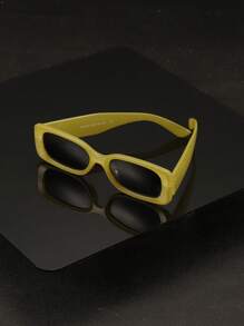 1/2/3副男士亚克力长方形时尚黑色眼镜，适合度假、户外活动和日常佩戴