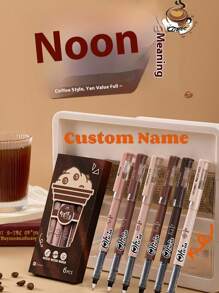 3pcs 6pcs Personalized Name Your Exclusive Imprint Create A Unique Writing Tool To Show Your Personalized. Direct Liquid Ink, Smooth Writing; Needle Pen Tip, Precise And Delicate; Quick-Drying Technology To Avoid Smudging; Large Ink Capacity, Long-Lasting And . Artistic Style And Fresh, Simple And Fashionable, Highly Attractive Design. Students Can Practice Questions And Office Workers Can Record