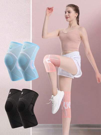 1 Paar Kniebandagen Knie-Kompressionshülle für Männer und Frauen Stützbandage Sport Kniestütze Knieschoner Protektor für täglichen Sport Workout Gewichtheben Fitness Radfahren Yoga Pilates Camping Wandern Gehen Gymnastikzubehör Kniestütze Sport Knieschoner Gym Knieschoner