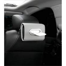 1pc Car Tissue Box Hanging Tissue Box Car Tissue Box Storage Bag Interior Supplies - Multicolor - View 8