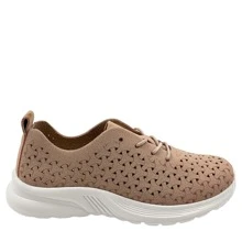 JZ Brothers Women's Breathable Lace Up Sports Shoes - Hồng - Xem 2