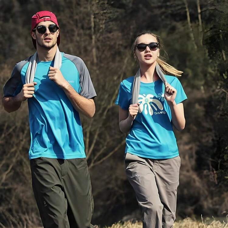 超细纤维露营毛巾、速干毛巾、超强吸水适用于游泳池、健身房、徒步旅行、背包旅行、健身超紧凑旅行毛巾、柔软轻便的运动毛巾、防汗速干毛巾、 - 彩色 - 查看 6