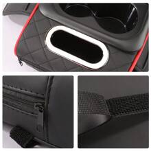 Car Center Console Armrest Pillow Arm Support Sleeve, Thick Armrest Pad, Size 13in * 7in, Thickness 3in, Detachable Cup Holder For Easy Cleaning (Can Accommodate Coffee Cups And Cola Drinks), Car Interior Accessories