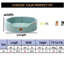 1 pieza, Material de tela de litchi azul, impermeable y resistente a los orines, lavable, suave, cómoda, cálida, antideslizante y resistente a la humedad, casa para perros, casa para gatos, casa para mascotas, cama para perros, colchón, alfombra para mascotas, dedicada para perros grandes, medianos y pequeños, universal para gatos y perros, apta para gatos y perros grandes, medianos y pequeños, universal para dormir en todas las estaciones