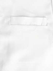 Unisex Chef Jacket, Short Sleeve, Solid Color Chef Coat For Restaurant, Hotel Kitchen Uniform - White - View 5