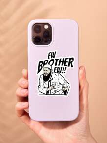 1pc Brother Eww! Meme Sticker, Vinyl Decal For Water Bottle, Laptop, Phone Case, Fun Sticker