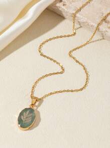 1 Lucky Stone Necklace For 12 Constellations Aries Amethyst Star/Taurus Lapis Lazuli Snake/Gemini Aquamarine Hand/Cancer Rose Quartz Eye/Leo Green Strawberry Leaves/Virgo Rose Quartz Chrysanthemum Tree Of Life Accessories Shiny Pendant Necklace Valentine's Day Gift Dating Annual Meeting Party Decoration Long Necklace Deep V Sweater Chain Birthday Gift Bohemian Style,Mom,Mother,Mother's Day,Gift - Colorful - View 5