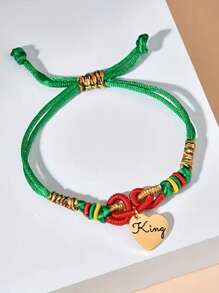 Customized Chinese Element Braided Bracelet, Perfect Gift For Friends And Family