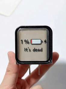 5 件低电量 1% 保护壳，兼容 14/15 Pro Max 充电线 - 彩色 - 查看 4