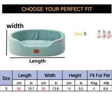 1 pieza, Material de tela de litchi azul, impermeable y resistente a los orines, lavable, suave, cómoda, cálida, antideslizante y resistente a la humedad, casa para perros, casa para gatos, casa para mascotas, cama para perros, colchón, alfombra para mascotas, dedicada para perros grandes, medianos y pequeños, universal para gatos y perros, apta para gatos y perros grandes, medianos y pequeños, universal para dormir en todas las estaciones