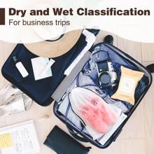 鞋袋、旅行配件衣服收纳袋、鞋子收纳袋、杂项收纳整理袋、半透明磨砂抽绳袋，用于整理和存放鞋子、靴子和珠宝配饰