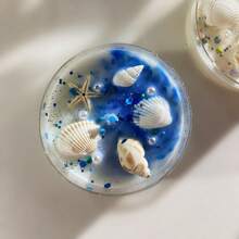 1pc/2/Pcs/6pcs Shell Sequin Aromatherapy Candle Gift Fragrance Color Sequin Dried Flower Soybean Conch Candle - Christmas Gift - Candlelight Dinner - Furniture Essential - Party Gathering -6 Unique Fragrances Create A Romantic Atmosphere, Perfect For Valentine's Day And Graduation Gifts!