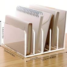 Desktop File Organizer - Bộ sắp xếp thư trong suốt 5 ngăn đựng tài liệu, tạp chí và phong bì - Hoàn hảo để lưu trữ tại nhà, văn phòng và lớp học khi trở lại trường - Nhiều màu - Xem 12