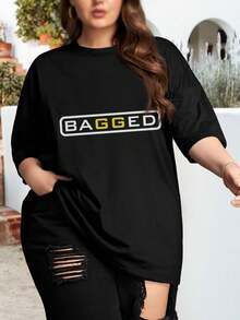 Bagged Oversize Women T-Shirt SX Audi Audi0110 Datsun Drift - Large Size For Ladies - 黑色 - 查看 1