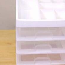Clear Makeup Storage Box For Eyebrow Pencils And Brushes - Makeup Storage Box With Container