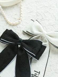 Nơ cài tóc tên tùy chỉnh, nơ cài tóc cá nhân hóa, nơ ruy băng jacquard, kẹp tóc cưới tùy chỉnh, phụ kiện tóc cá nhân hóa, nơ ruy băng jacquard sang trọng, nơ buộc tóc, nơ buộc tóc, quà tặng cho cô ấy, phụ kiện tóc cổ điển, đen trắng, nhiều màu sắc, dễ thương, đáng yêu, hài hước, dễ thương, Y2K, phong cách, unisex, giản dị, tùy chỉnh, cá nhân hóa, độc đáo, tùy chỉnh, quà tặng lý tưởng cho anh ấy, quà tặng lý tưởng cho cô ấy, cô ấy, bạn trai, bạn gái, gia đình, bạn bè - Nhiều màu - Xem 5