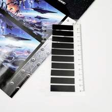 200 Sheets/1200 Sheets Black & Red Index Sticky Notes, Transparent PET Convenient Bookmarks For Students,School Supplies,Back To School - Multicolor - View 7